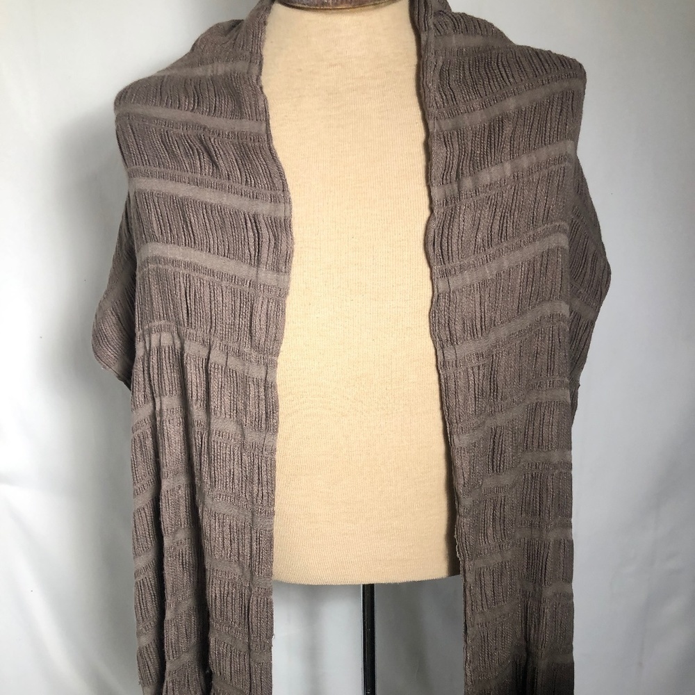 Womens Brown Fossil Scarf.